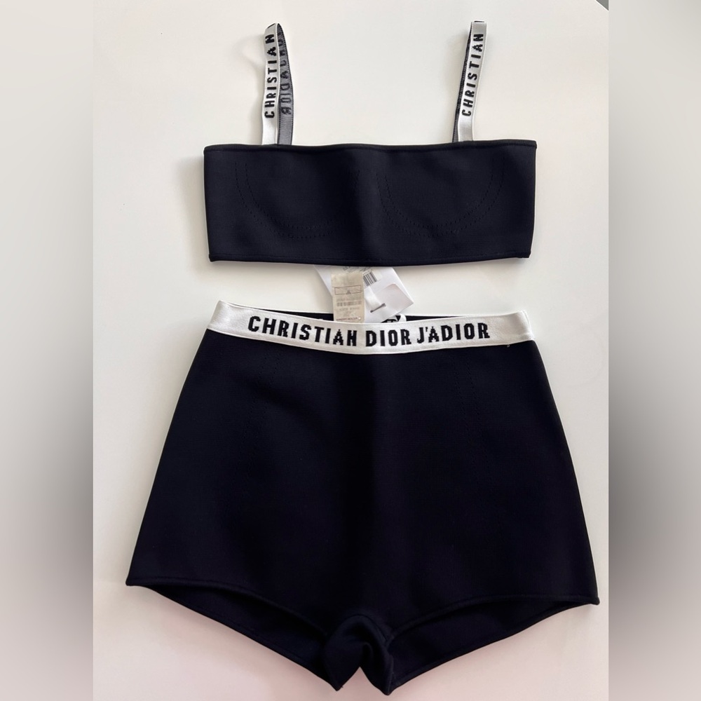 Dior J’Adior Bralette & Briefs Set – Black Size M New NWT